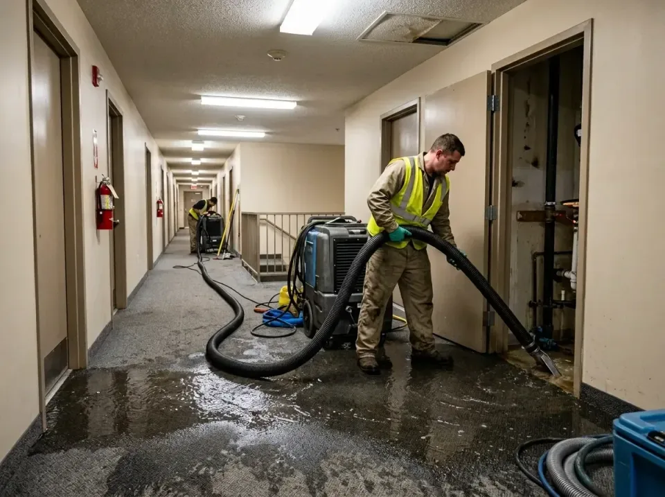 multi-unit-apartment-hallway-f-005 — frequently asked questions, Emergency Burst Pipe Water Extraction & Removal in Goodland…